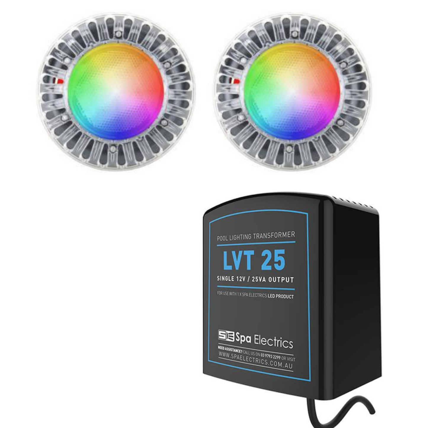 Spa Electrics ATOM EMF SERIES - FIBREGLASS MULTI PLUS CLEAR RIM